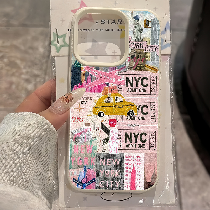 New York Travel Collage Telefo - Phone Cases York recensie en prijs