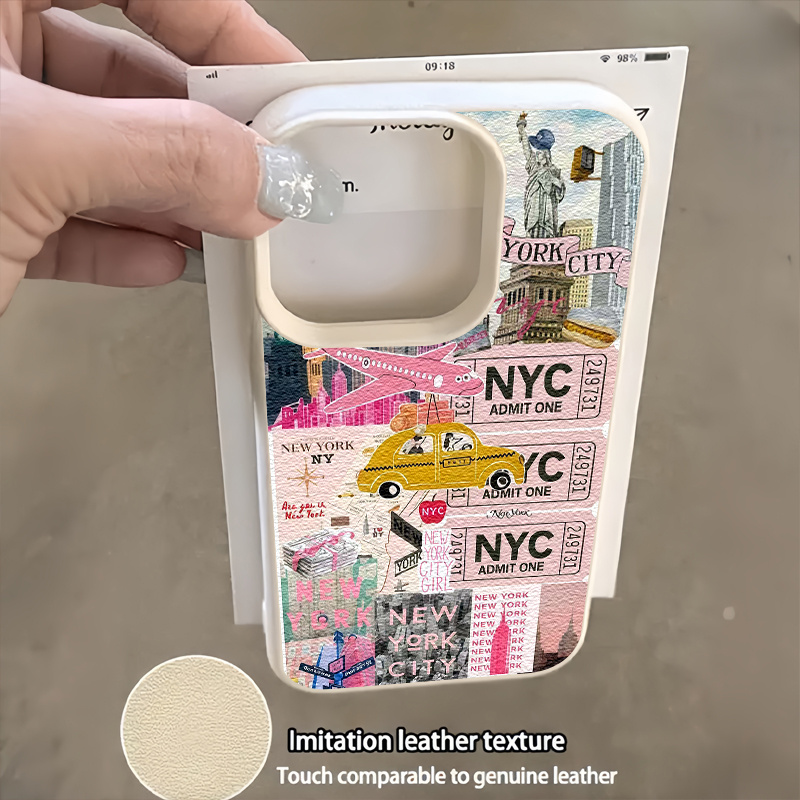 New York Travel Collage Telefo - Phone Cases York recensie en prijs