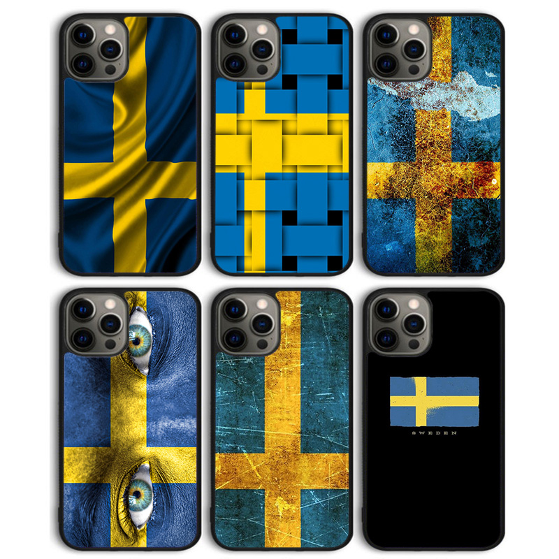 Zweden Vlag Telefoon Case Acht - Phone Cases Sweden recensie en prijs
