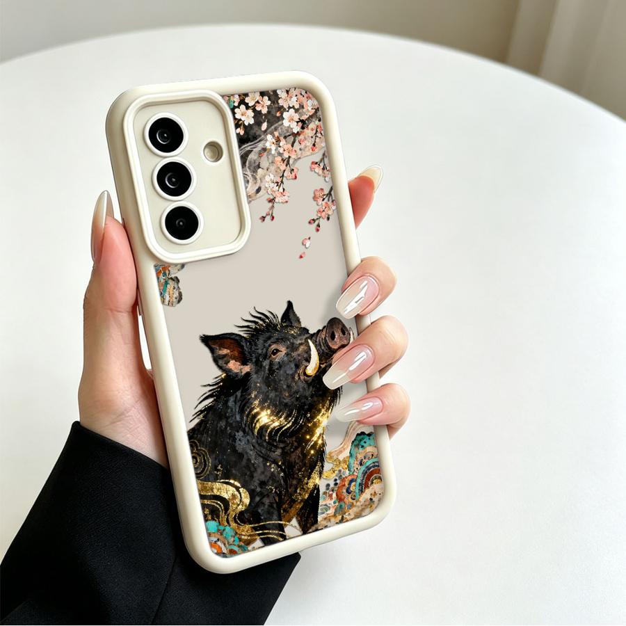 Cartoon Kraanvogel Wilde Zwijn - Phone Cases For Samsung Galaxy recensie en prijs