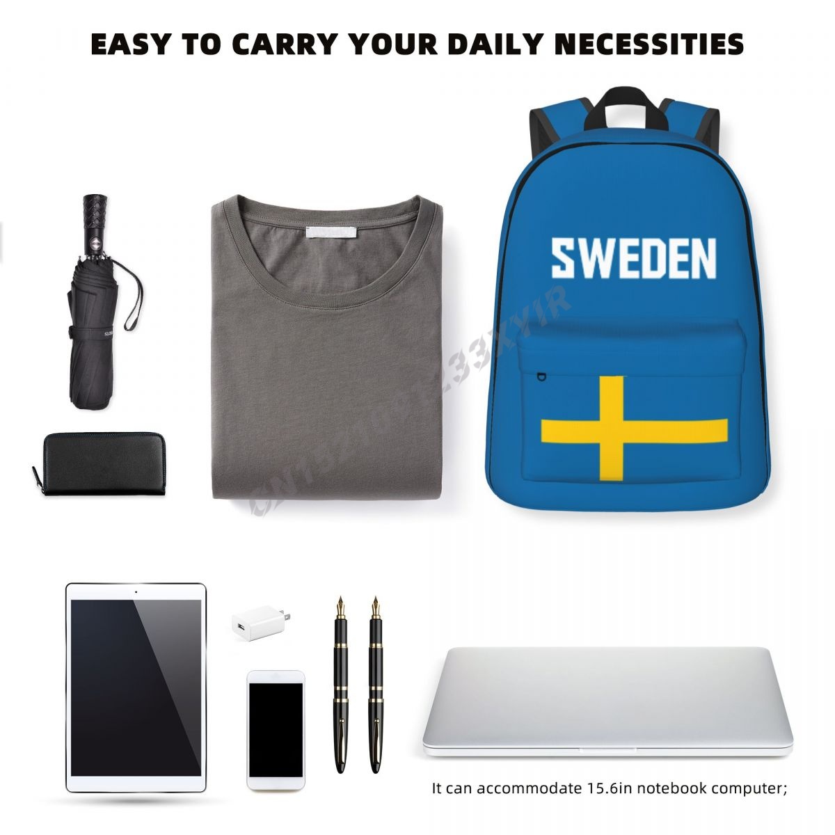 Unisex rugzak Zweden vlag Zwee - Phone Cases Sweden recensie en prijs