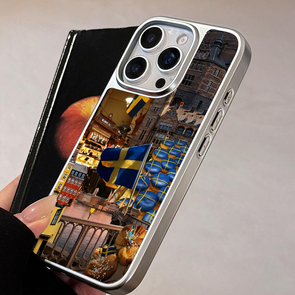 Zweden Vlag Telefoonhoesje voo - Phone Cases Sweden recensie en prijs