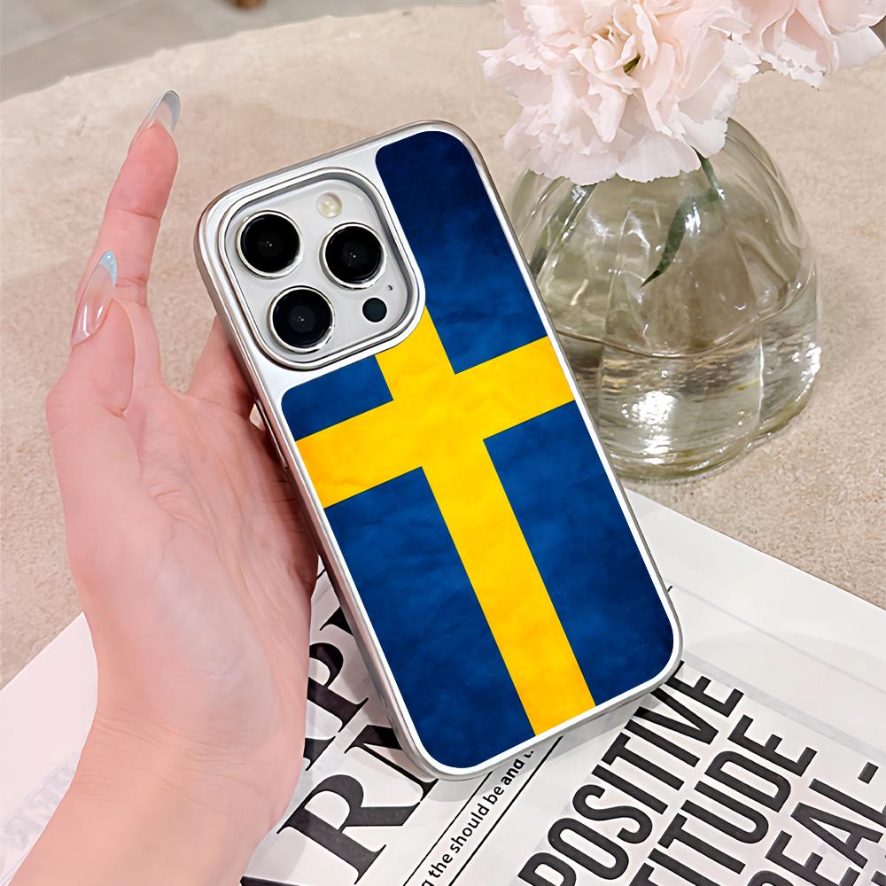 Zweden Vlag Telefoonhoesje voo - Phone Cases Sweden recensie en prijs