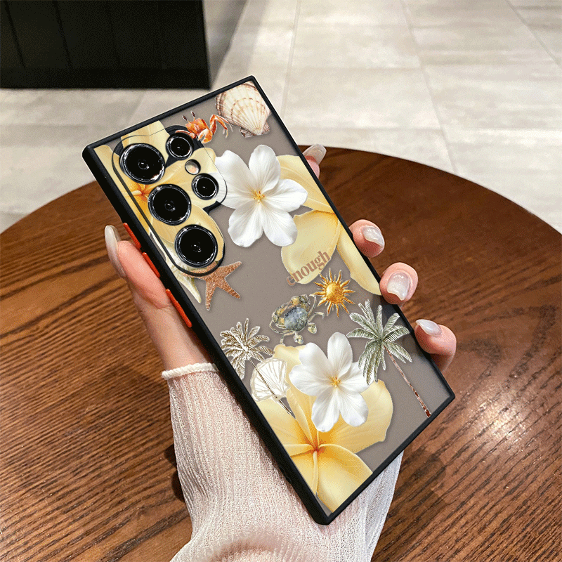Zomerse gele bloemenprint tele - Phone Cases Yellow recensie en prijs